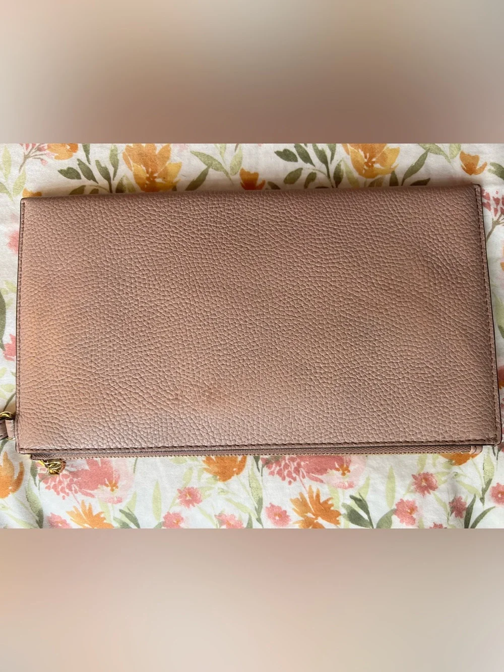 Michael Kors Dusty Rose Pebbled Leather Large Wristlet/Wallet | GUC | Fits Phone - Picture 3 of 14